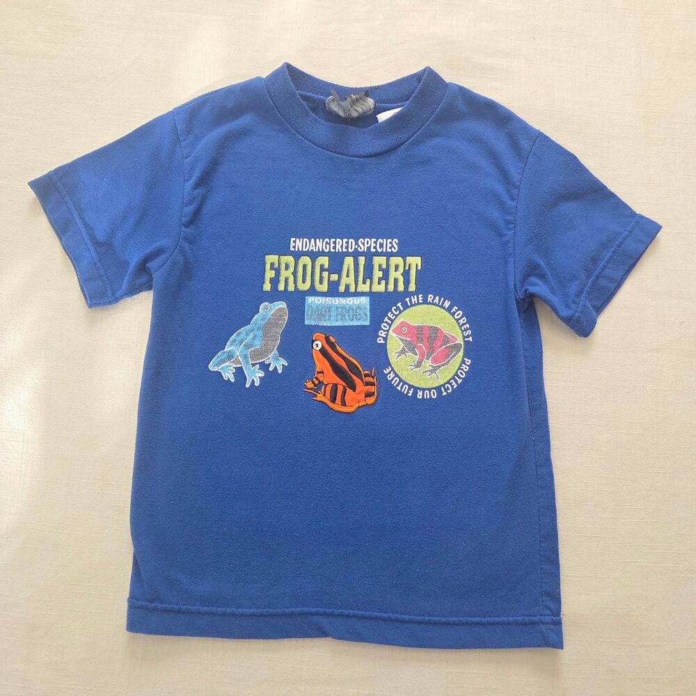 Vintage Endangered Frog Tee 4t